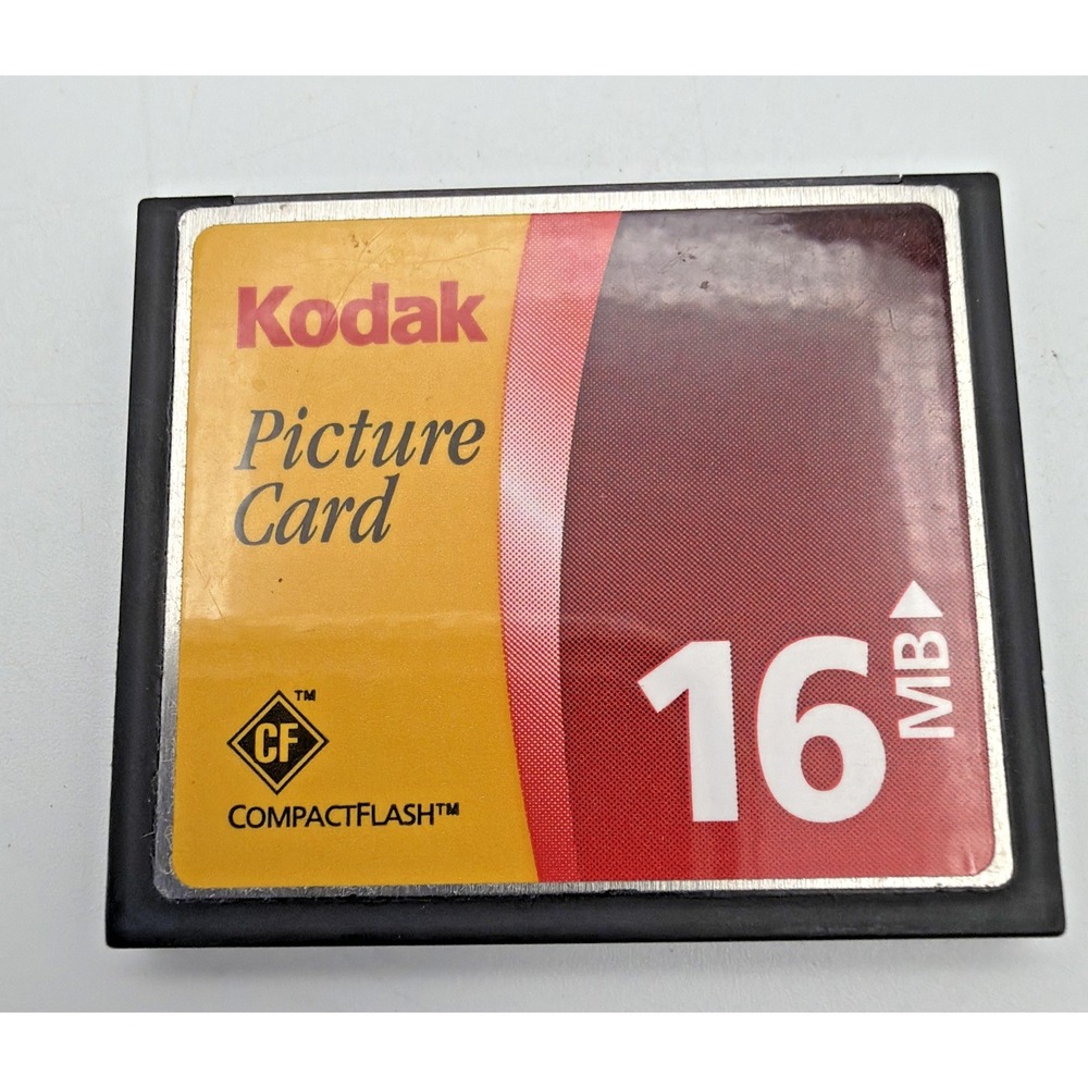 Kodak Picture Card Compact Flash 16MB CF Type-I Memory Card for Digital Camera